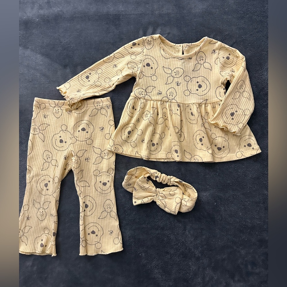 Adorable Beige Kids Pajama Set